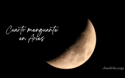 Cuarto Menguante en Aries